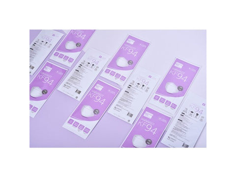 Smart Clean KF94 Yellow Dust Prevention Mask Large 50 pieces Individual packaging, 1 piece, 50 pieces