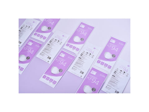 Smart Clean KF94 Yellow Dust Prevention Mask Large 50 pieces Individual packaging, 1 piece, 50 pieces