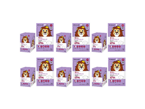 WellKips Yellow Dust Mask Large KF94, 25 pieces, 1 piece