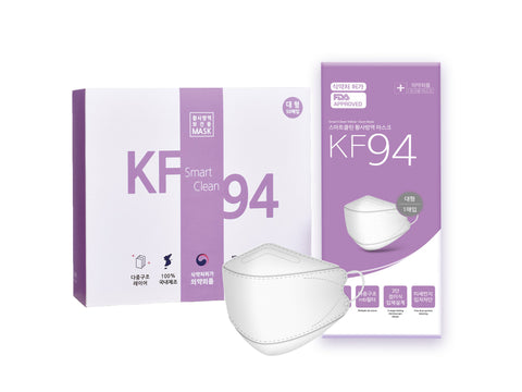 Smart Clean KF94 Yellow Dust Prevention Mask Large 50 pieces Individual packaging, 1 piece, 50 pieces