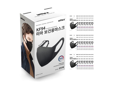 Mimask Health Mask Adult KF94 test, 30 pieces, 1 piece