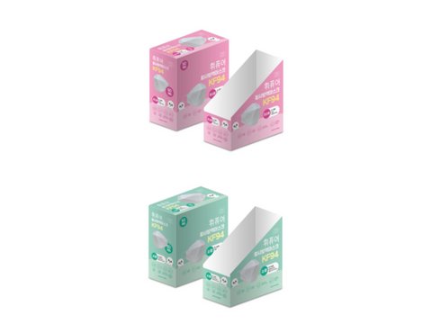 Whipure Yellow Dust Prevention Mask KF94 Small Ultra Small Individual Packaging 50EA, Small 50EA (7 to 13 years old)