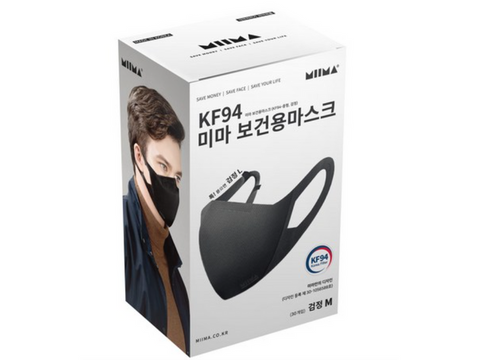 Mimask Health Mask Adult KF94 test, 30 pieces, 1 piece