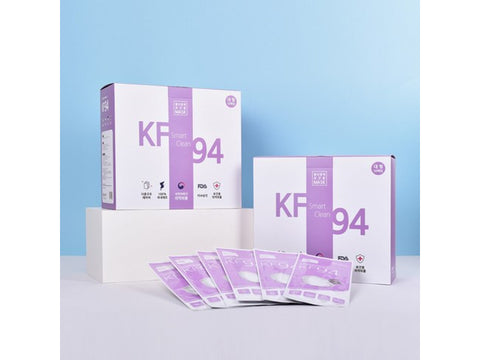 Smart Clean KF94 Yellow Dust Prevention Mask Large 50 pieces Individual packaging, 1 piece, 50 pieces